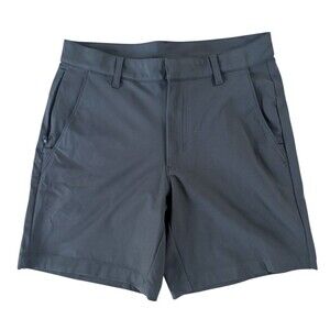 Fabletics Golf Shorts Performance Gray Flat Athletic 8" INS Mens Size 30 NEW